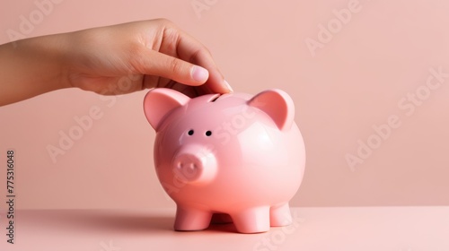 piggy bank money savings coin, ai