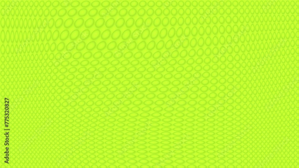 Lime green color simple circular dots minimal geometrical looped background Lime green color simple circular dots minimal geometrical looped background