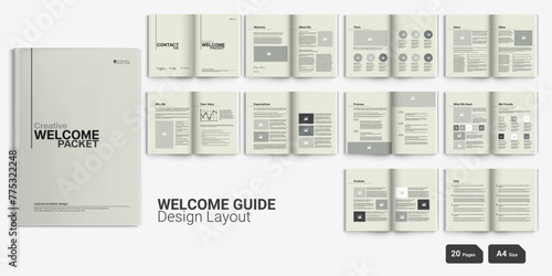 Welcome Guide Design Layout Welcome Pack