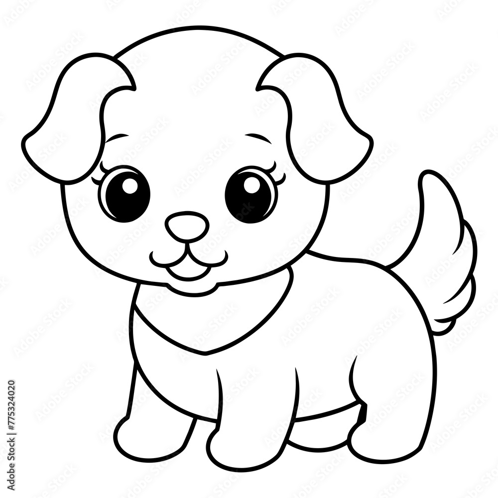 Adorable puppy vector Adorable puppy vector