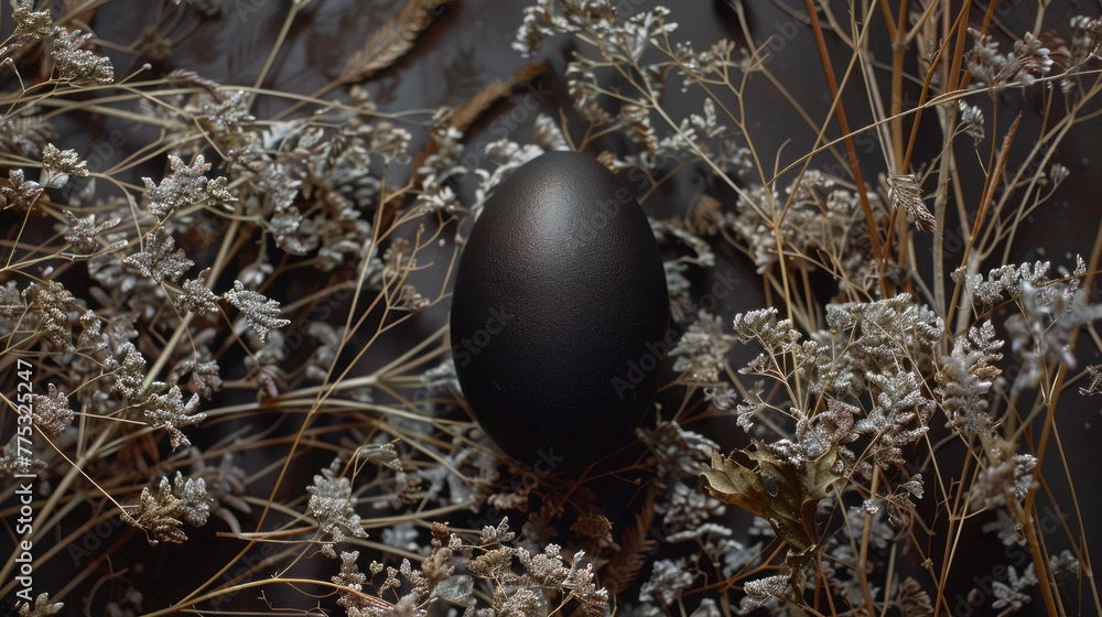 Obraz premium black magic magic egg.