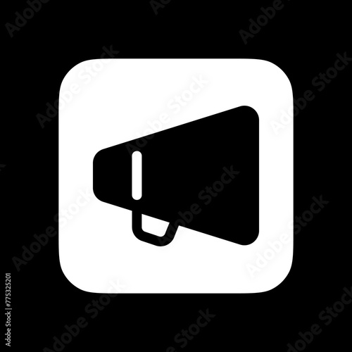 Editable director bullhorn, megaphone, marketing vector icon. Movie, cinema, entertainment. Part of a big icon set family. Perfect for web and app interfaces, presentations, infographics, etc