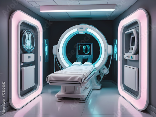 Computed Tomography (CT) and Magnetic Resonance Imaging (MRI) Comprehensive Diagnostic Tools for Medical Imaging photo