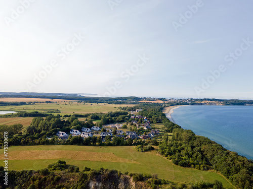 Aerial view of coast on the Island of Rugen in Mecklenberg Vorpommern © Andrew