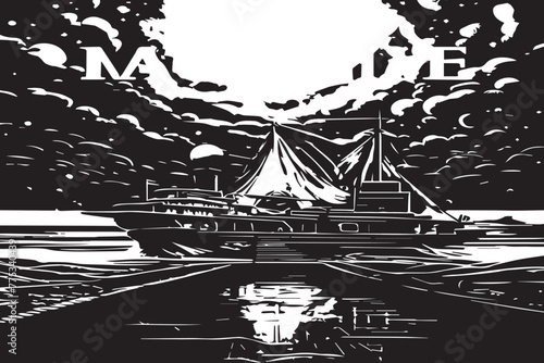 the ship in the magazine