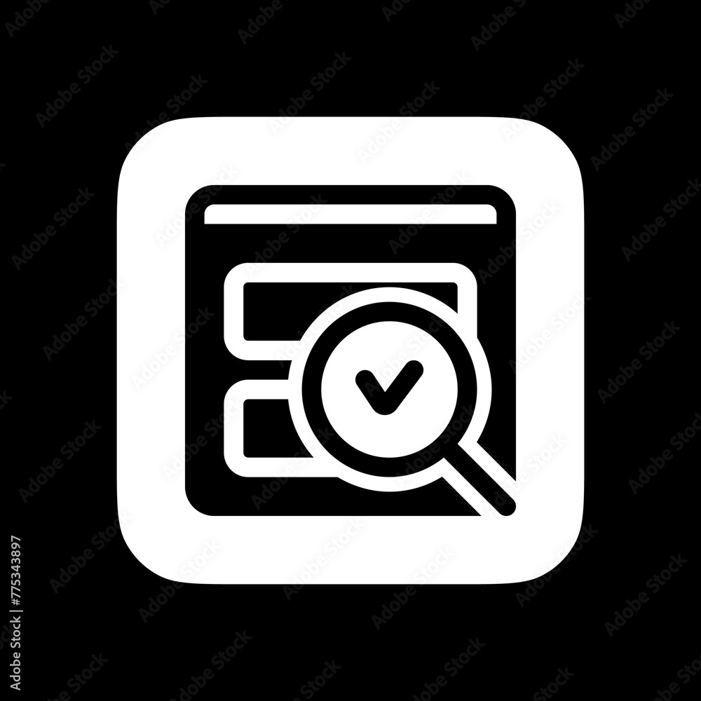 Editable usability check, evaluation vector icon. Part of a big icon set family. Perfect for web and app interfaces, presentations, infographics, etc Editable usability check, evaluation vector icon. Part of a big icon set family. Perfect for web and app interfaces, presentations, infographics, etc