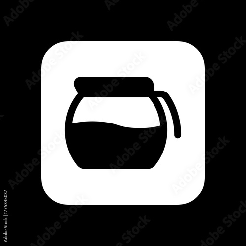 Editable coffee decanter vector icon. Cafe, coffee shop, restaurant, drink, beverages. Part of a big icon set family. Perfect for web and app interfaces, presentations, infographics, etc