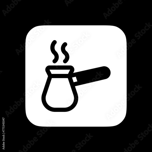 Editable ibrik, turkish coffee pot vector icon. Cafe, coffee shop, restaurant, drink, beverages. Part of a big icon set family. Perfect for web and app interfaces, presentations, infographics, etc