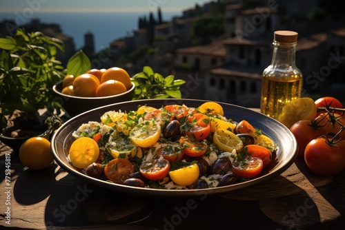 Med Diet Essence: Easy Mediterranean Delights. A Visual Feast Celebrating Healthful Culinary Treasures. 
