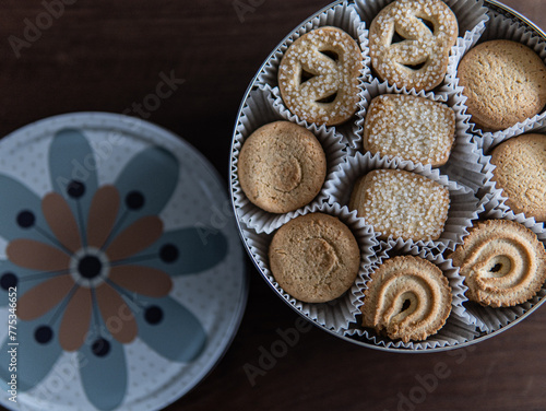 a beautiful box of cookies like in childhood photo