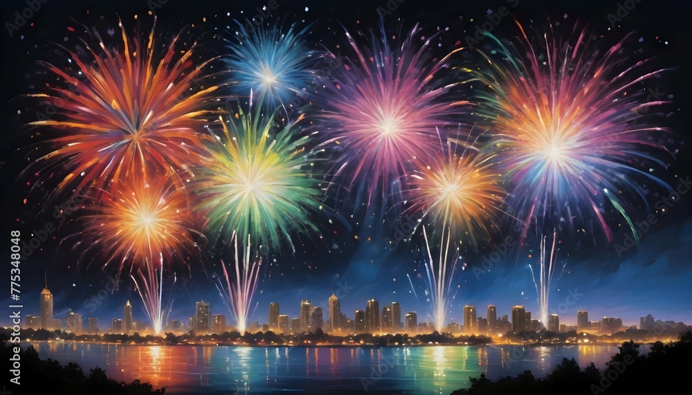 Fireworks-Painting-The-Night-Sky-With-Bursts-Of-VI-
