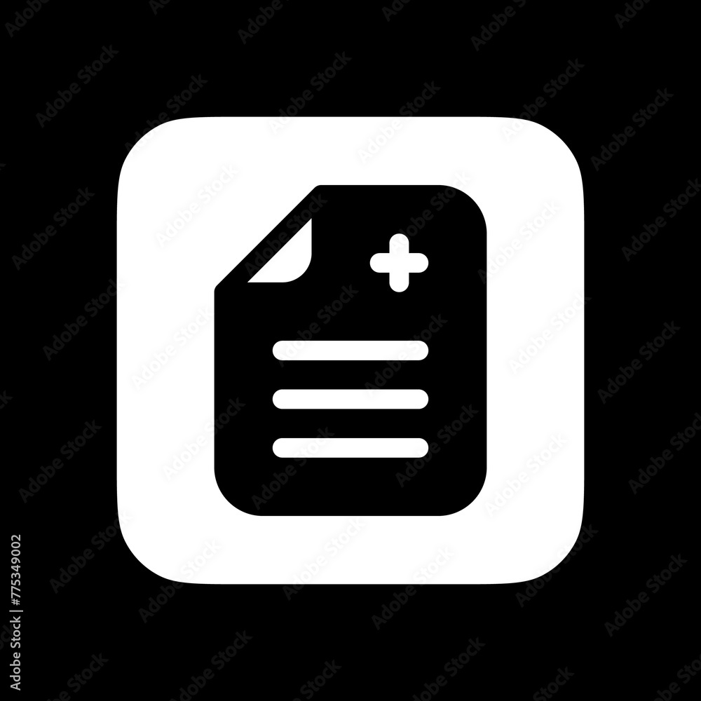 Editable medical record vector icon. Part of a big icon set family. Perfect for web and app interfaces, presentations, infographics, etc Editable medical record vector icon. Part of a big icon set family. Perfect for web and app interfaces, presentations, infographics, etc