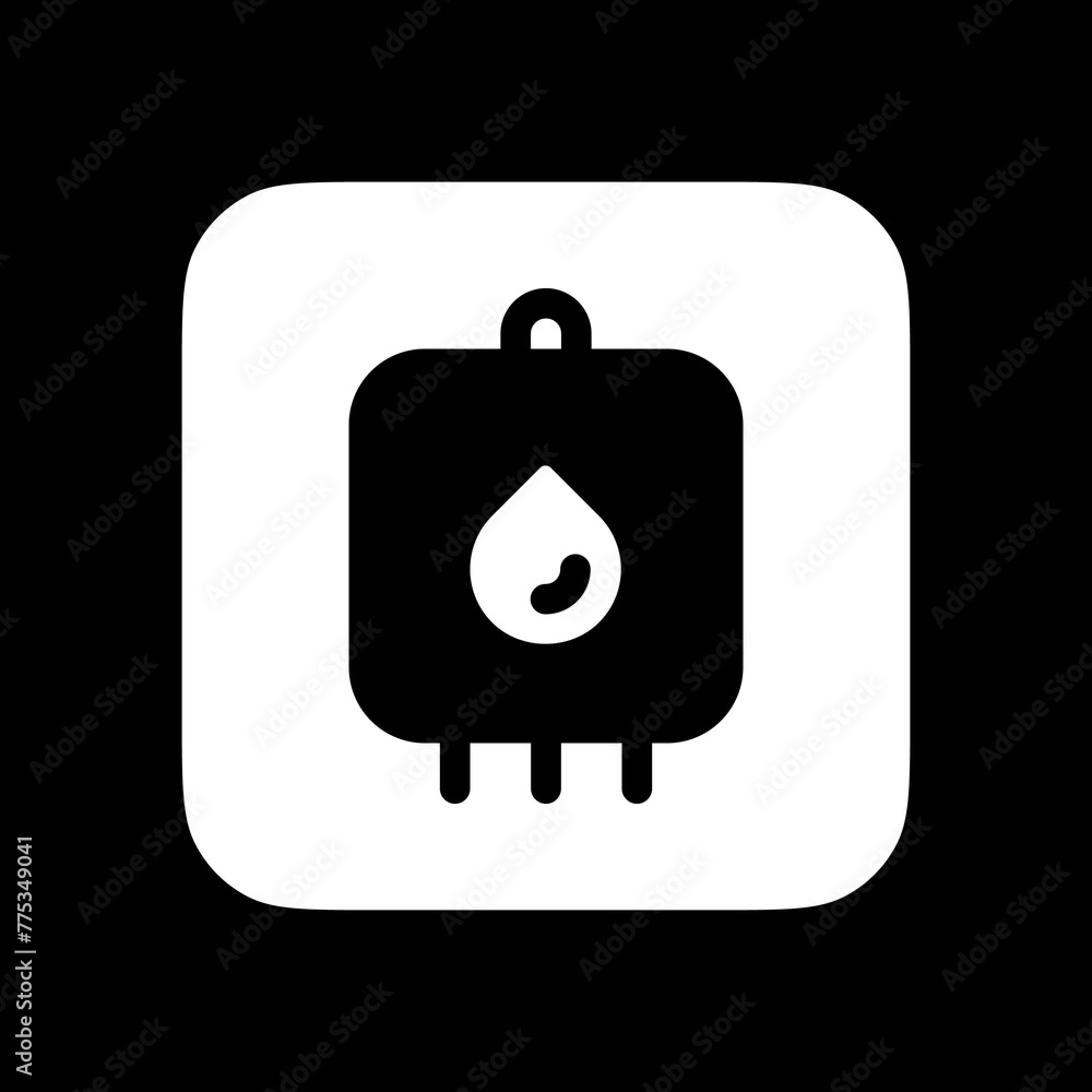 Obraz premium Editable blood pack vector icon. Part of a big icon set family. Perfect for web and app interfaces, presentations, infographics, etc