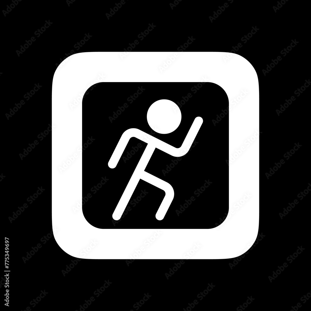 Editable running stick figure, action vector icon. Part of a big icon set family. Perfect for web and app interfaces, presentations, infographics, etc Editable running stick figure, action vector icon. Part of a big icon set family. Perfect for web and app interfaces, presentations, infographics, etc
