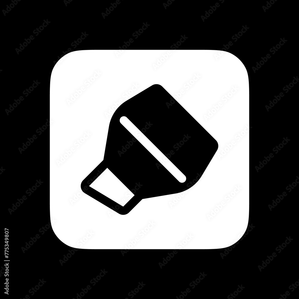 Editable highlighter vector icon. Part of a big icon set family. Perfect for web and app interfaces, presentations, infographics, etc Editable highlighter vector icon. Part of a big icon set family. Perfect for web and app interfaces, presentations, infographics, etc