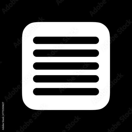 Editable paragraph justified alignments vector icon. Part of a big icon set family. Perfect for web and app interfaces, presentations, infographics, etc