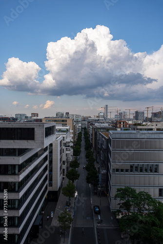 Wolken über der Hamburger Hafencity