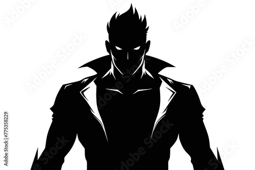 silhouette color 'Captivating Background Design' white background