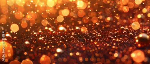  A clear photo of a colorful background with multiple tiny lights scattered at the top