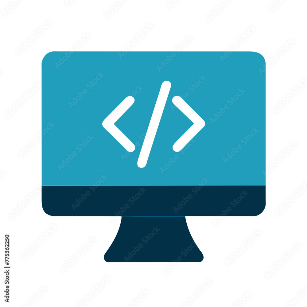 Programming Code Icon. Software Development Symbol. Coding Concept Icon. Computer Programming Icon - Vector Design for Web Development, Developer Tools, Coding Frameworks. Programming Code Icon. Software Development Symbol. Coding Concept Icon. Computer Programming Icon - Vector Design for Web Development, Developer Tools, Coding Frameworks.