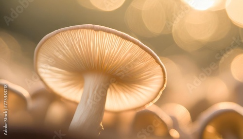 abstract background macro image of sajor caju mushroom
