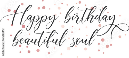 Stylish , fashionable and awesome Happy Brithdaytypography art and illustrator, Print ready vector  handwritten phrase Happy Brithday  T shirt hand lettered calligraphic design. Vector bundle.