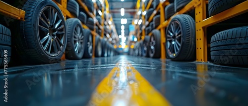 Automotive warehouses supply vital car parts supporting the automotive sector. Concept Automotive Industry, Car Parts, Warehouse Operations, Supply Chain Management, Automotive Sector,