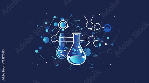 Professional and sophisticated graphics depicting scientific discoveries photo