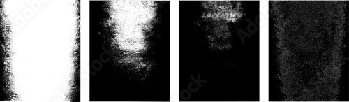 Vektor Set Grunge Hintergründe - Überlagerung Design Elemente - Texturen und Muster