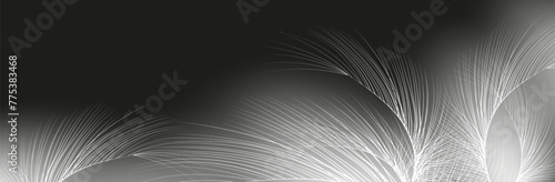 Background of flying realistic vector  goose or swan white feathers.Ecological feather filler for pillows, blankets or jackets.Vector concept design.