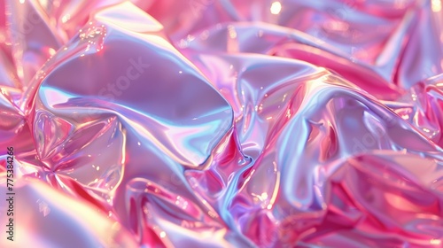 Pink Pastel Holographic Blur