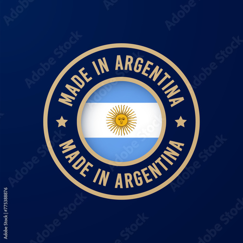 Golden Made In Argentina Medal
