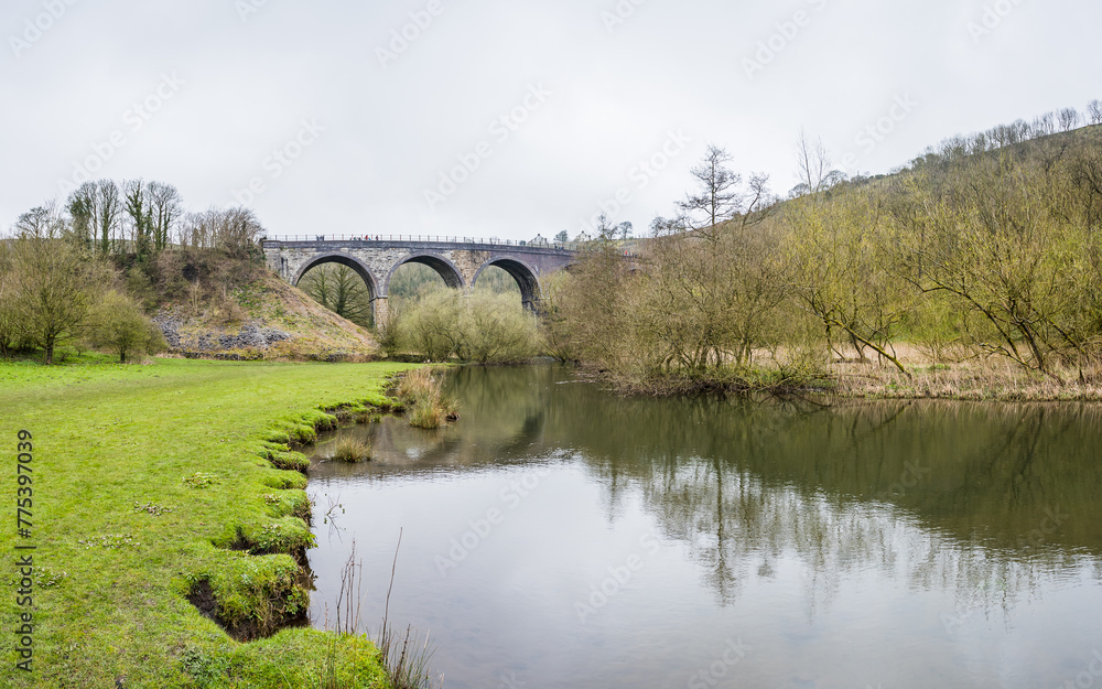 Monsal Head Bridge panorama