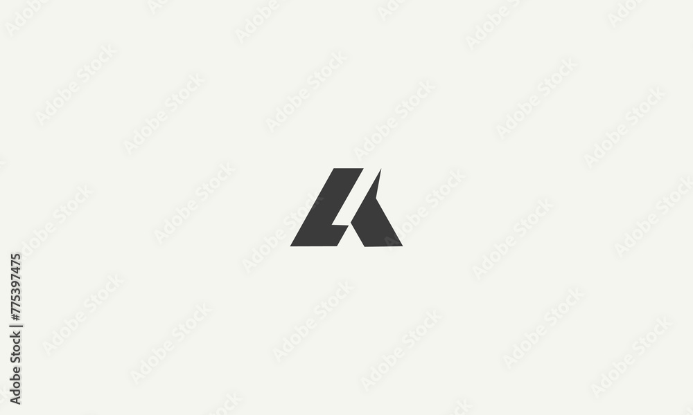 letter A monogram simple logo design vector illustration letter A monogram simple logo design vector illustration