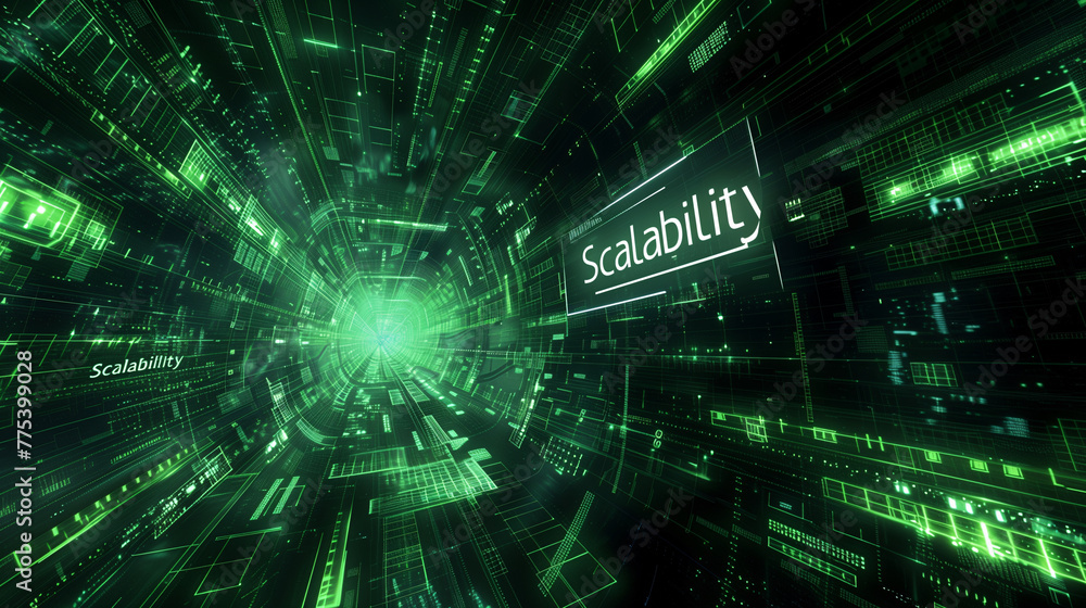 wallpaper with the concept of scalability, computing, technology wallpaper with the concept of scalability, computing, technology