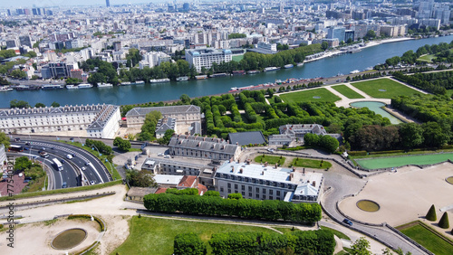 Saint-Cloud National estate and Seine River