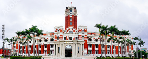 Photography Taipei, Taiwan, Republic of China, 01 24 2024: Republic of China President offic