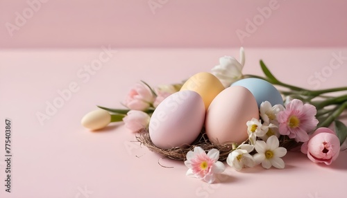 Delicately-Colored-Easter-Eggs-And-Delicate-Spring- 3