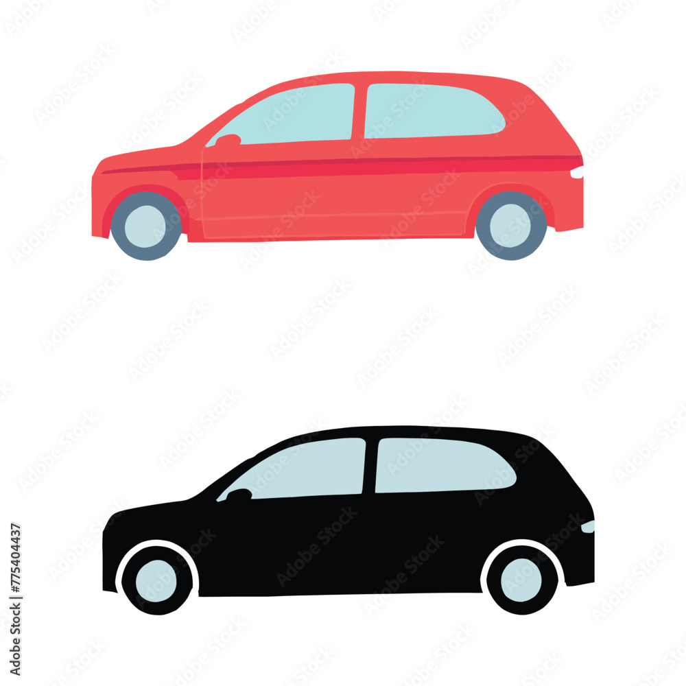 Obraz premium 2d car