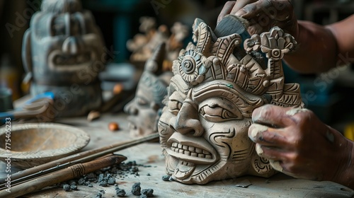 Mayan Forge Tales: Creating Mythological Sculptures in Yucatan