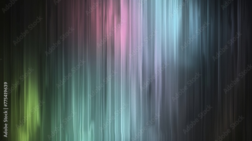 Multicolored vertical light streaks on a dark background. Abstract ...