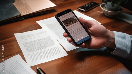 Modern Business Efficiency: Using OCR and AI Technologies for Seamless Document Management on Mobile Devices. Optical Character Recognition technology, Document Scanning With Mobile App
