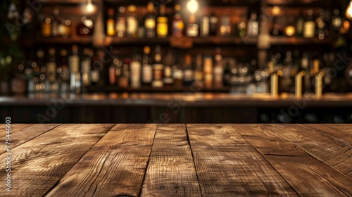 wooden bar