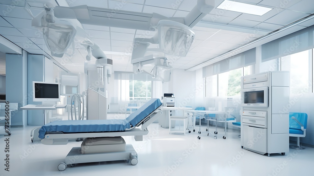 x-ray image of modern operating room in hospital x-ray image of modern operating room in hospital