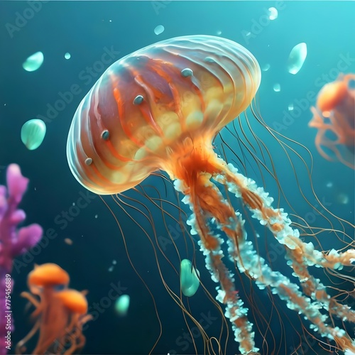 jellyfish in aquarium