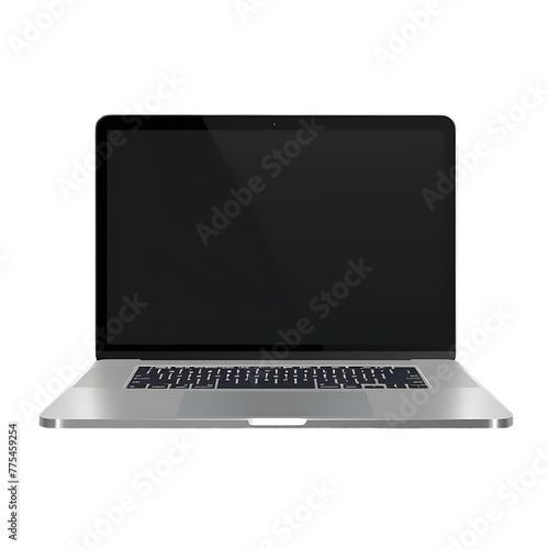 laptop isolated on transparent background