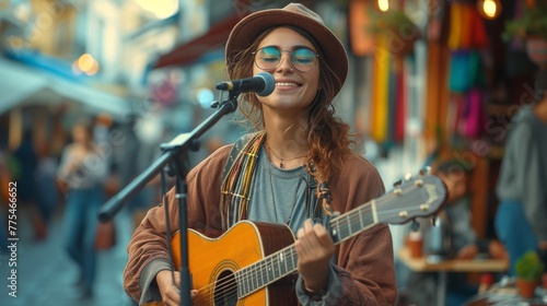 Musician performing at a street concert with tears of joy in their eyes --ar 16:9 --quality 0.5 --stylize 500 Job ID: 370c20f9-d69f-4f19-b1f7-559e8193305c