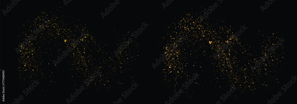 Confetti abstract gold glitter luxury background