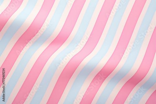 ピンクストライプの布のテクスチャ背景