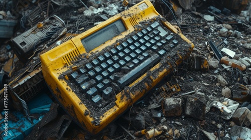 E-Waste and Pollution --ar 16:9 --quality 0.5 --stylize 500 Job ID: 0c81146d-ad96-41b2-aee5-fc61db234da2